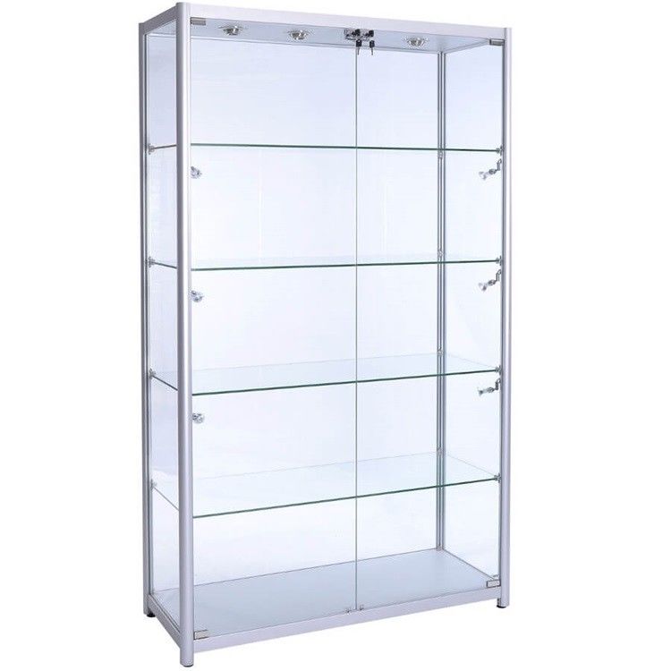 3D Renderings Wall Mounted Showcase With Glass Display 10mm Thick
