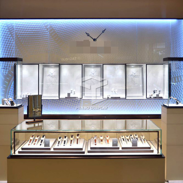 ODM Watch Shop Countertop Glass Display Case 10mm Tempered Glass