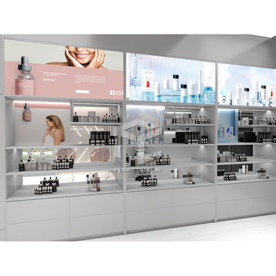 Pulver beschichtete Skincare-Schaufenster-Möbel, die Kleinkosmetik Dekoration kaufen